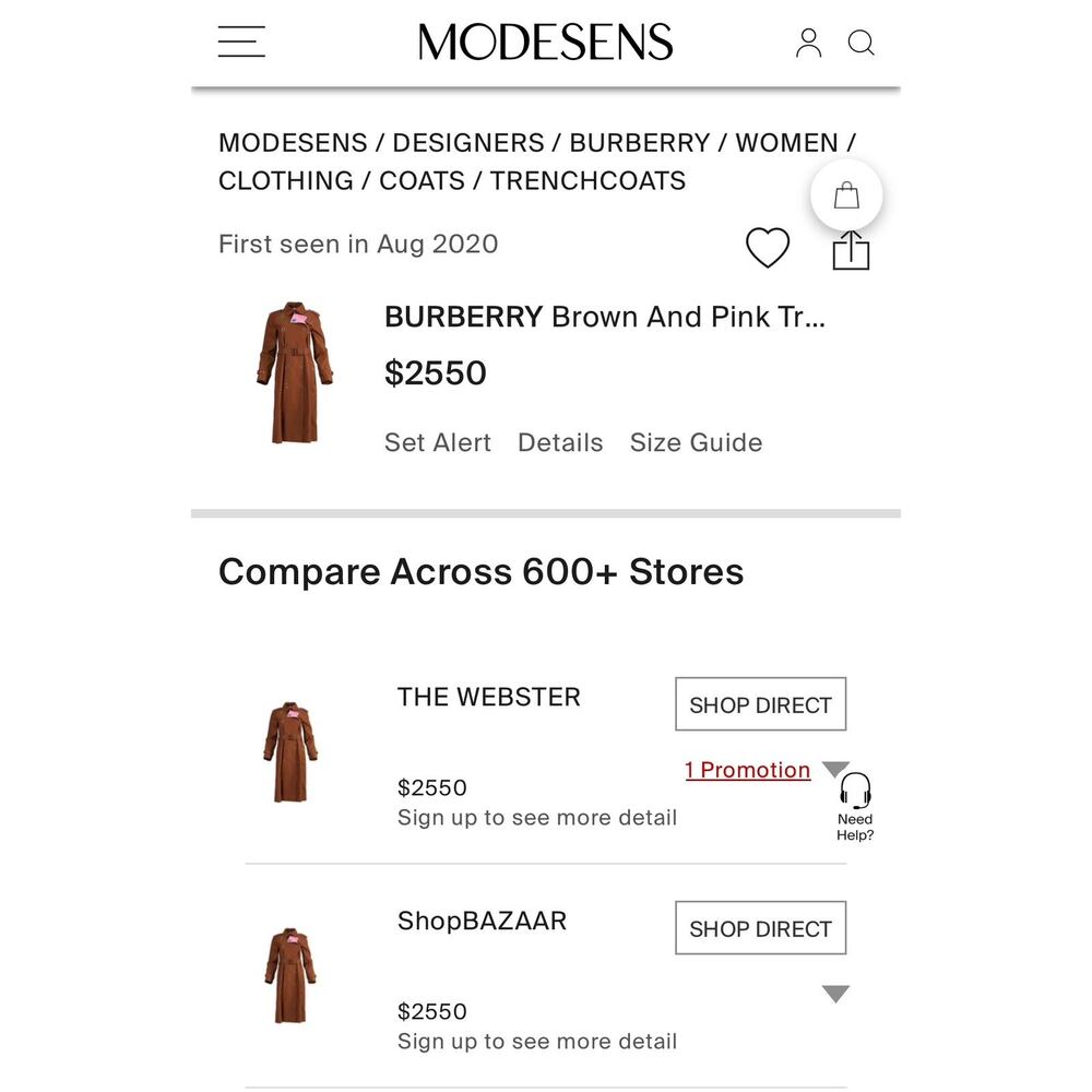 NWT Burberry Wharfbridge Size US 6 Chestnut Brown Gabardine Trench Coat $2,550 - Picture 14 of 15